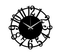 Orologio da parete circolare metallico decorativo con numeri