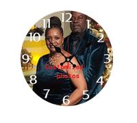 Orologio da parete circolare personalizzato e personalizzabile, griglia multi-cornice per famiglia, amici, fratelli e sorelle, dimensioni 10-12 pollici, orologio da parete silenzioso adatto per la dec