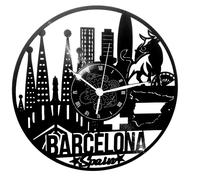 OROLOGIO DA PARETE CITTA' BARCELLONA BARCELONA SPAGNA VIAGGIO Idea Regalo
