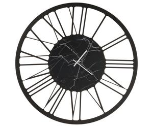 Orologio da parete CLASSICO MARMO BIG , Diametro 140 cm quadrante effetto marmo colore Nero