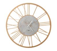 Arti e Mestieri Orologio da parete in metallo rotondo con numeri romani dal desi