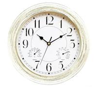 Orologio da parete con design vintage e movimento al quarzo silenzioso, numeri grandi per una facile lettura dell'ora, adatto per soggiorno o camera da letto (B)