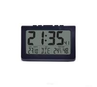 Orologio da parete con display LCD, ora, data, giorno della settimana, temperatura, umidità e calendario automatico per un accurato monitoraggio e misurazione a lungo termine