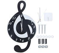 Orologio da Parete con Note Musicali Orologio al Quarzo Silenzioso Orologio da Parete con Numeri in Stile Moderno e Semplice Funzionamento a Batteria per la Camera dei Bambini Soggiorno Cucina Decor