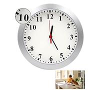 Orologio da parete con telecamera nascosta, 1080p, telecamera spia di sicurezza per interni, con rilevamento del movimento, piccola telecamera segreta per casa e ufficio, senza Wi-Fi, senza audio