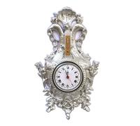 Orologio Da Parete Con Termometro In Stile Barocco Shabby Finto Vintage CM 65X37