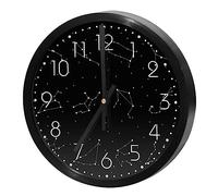 Orologio da parete, costellazione astrologica dei segni zodiacali, 24 cm, silenzioso, senza ticchettio, facile da leggere, moderno, decorativo per casa, ufficio, scuola