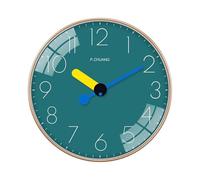 Orologio da Parete Creativo, Silenzioso, in Stile Nordico Moderno - Alimentato a Batteria, Colore Pieno, Ideale per Decorare la Scuola, Il Soggiorno, la Cucina e L'Ufficio