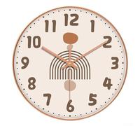 Orologio da parete da 30,5 cm, orologio da parete silenzioso senza foratura, orologi al quarzo da parete, design moderno per soggiorno, camera da letto, ufficio (B)