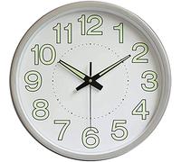 Orologio da parete da giardino all'aperto da 12 pollici orologi da giardino rthermometro per esterni decorazioni interne esterne orologio per ufficio/cucina/camera da letto/scolastico decorativo