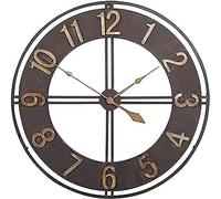 Orologio da Parete da Giardino Grande da 60 Cm, Orologio da Giardino con Quadrante Aperto, Orologio da Esterno Impermeabile in Metallo, per Interni Ed Esterni, per Soggiorno, Orologio Gigante Mode