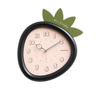 Orologio da parete decorativo Orologi da parete decorativi alla moda e carini da 32 * 36 cm for soggiorni, camere da letto e uffici, for la casa con chiodi senza tracce(Pink)