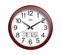 Orologio da parete decorativo Orologio da parete silenzioso da soggiorno da 38 cm con data Orologio al quarzo moderno minimalista nordico creativo for la casa