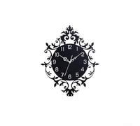Orologio da parete decorativo per soggiorno, funzionamento a batteria, con movimento silenzioso senza ticchettio e grandi numeri in grassetto per una chiara visibilità del tempo (senza pendolo)