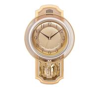 Orologio da parete, design a pendolo, funzionamento a batteria, silenzioso, senza ticchettio, per soggiorno, ufficio o decorazione della casa