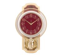 Orologio da parete, design a pendolo, funzionamento a batteria, silenzioso, senza ticchettio, per soggiorno, ufficio o decorazione della casa