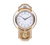 Orologio da parete, design a pendolo, funzionamento a batteria, silenzioso, senza ticchettio, per soggiorno, ufficio o decorazione della casa