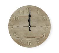 Orologio da parete Diametro: 300 mm | Legno | Beige / Marrone