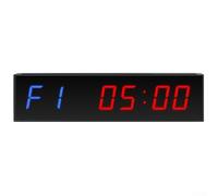 Orologio da parete digitale con funzioni timer dedicate per boxe, MMA, allenamento per la pianificazione domestica della palestra e l'uso quotidiano di allarme, LED da 3,8 cm (LED blu)