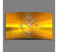 Orologio da parete digitale di design Sunset Art Orologio da parete moderno di design silenzioso senza ticchettio DIXTIME 3D-0361
