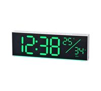 Orologio da parete digitale grande RGB che cambia colore con numeri LED luminosi