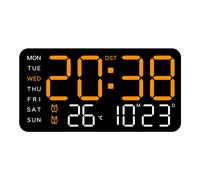 Orologio da Parete Digitale LED Elettronico da Tavolo con Temperatura Settimana