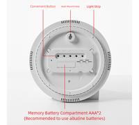 Orologio da parete digitale RGB con telecomando data caratteristiche temperatura