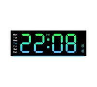 Orologio da parete digitale RGB con timer conto alla rovescia e display temperat