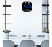 Orologio da parete digitale Temperatura Mese Data Display Telecomando LED