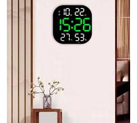 Orologio da parete digitale Temperatura Mese Data Display Telecomando LED