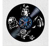 Orologio da parete disco in vinile Il lato luminoso della forza Jedi Starwars