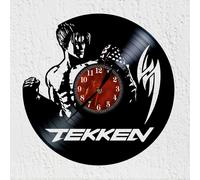 Orologio da parete disco vinile Iron Fist Tournament videogioco tekken decora...