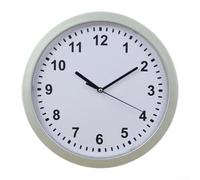 Orologio da parete discreto e sicuro con scomparto per gioielli segreti e contanti, alimentato a batteria, con scatola portaoggetti a più livelli per uso sicuro a casa o in ufficio (bianco)