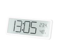 Orologio da parete elettronico con schermo LCD per temperatura e umidità