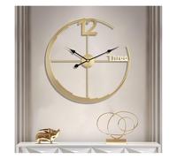Orologio Da Parete Grande, Orologio Da Parete Moderno Decorativo In Oro Rotondo Silenzioso Senza Ticchettio Con Design Senza Numeri Per Soggiorno/casa/cucina/camera Da Letto/ufficio(Gold,60cm)