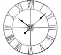 Orologio da Parete Grande Orologio da Parete, Orologio Creativo retrò con Numeri Romani in Ferro 3D, Orologio da Parete in Stile Europeo, Semplice Orologio da Soggiorno, Orologio da Parete Digitale s