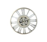 Orologio da Parete Home ESPRIT Argentato Ferro 102 x 9,5 x 102 cm