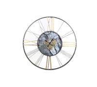 Orologio da Parete Home ESPRIT Bianco Dorato Metallo 140 x 9 x 140 cm