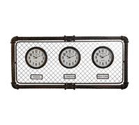 Orologio da Parete Home ESPRIT Grigio scuro polipropilene Ferro 93 x 5 x 42 cm