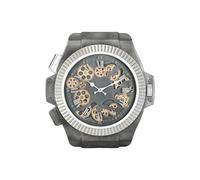 Orologio da Parete Home ESPRIT Nero Argentato Ferro