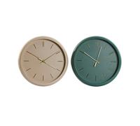 E_0002_S3054793 Home Esprit Orologio da Parete Home ESPRIT Verde Rosa PVC Modern