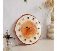 Orologio da parete in legno a tema di lusso, fatto a mano, silenzioso, senza ticchettio, orologio al quarzo per soggiorno, cucina, ingresso, studio, decorazione