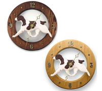 Orologio Da Parete In Legno Con Placca Per Cane Brittany Spaniel Fegato