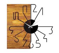 Orologio da parete in legno decorativo alternativo