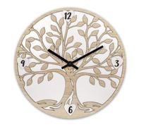 Orologio da parete in legno mdf Diamentro Cm. 30 - Albero della vita
