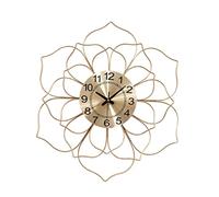 Orologio da parete in metallo familiare, moderno arte creativa a araba battenza a parete abile, silenziosa non ticchettio da spicco per decorazioni per la casa esterno per interni per la parete muro