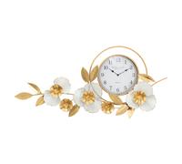 Orologio da parete in Metallo GLAM Dimensioni 92,5X8X45,5 cm CON numeri di grandi dimensioni realizzati in metallo quadrante ORO pastello colore Nero Oro Metallizzato oro