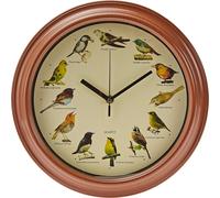 Orologio da Parete in Plastica Con I Suoni Di Uccelli, Diametro 33 cm