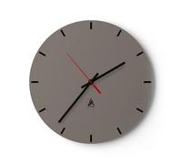 Orologio da Parete in Vetro 30x30cm Moderno Silenzioso Decorazione