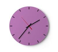 Orologio da Parete in Vetro 30x30cm Moderno Silenzioso Decorazione